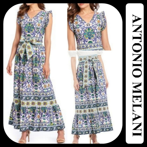 Michael Antonio Dresses & Skirts - ANTONIO MELANI ROSE BLOUSE & TEGAN PRINT SKIRT